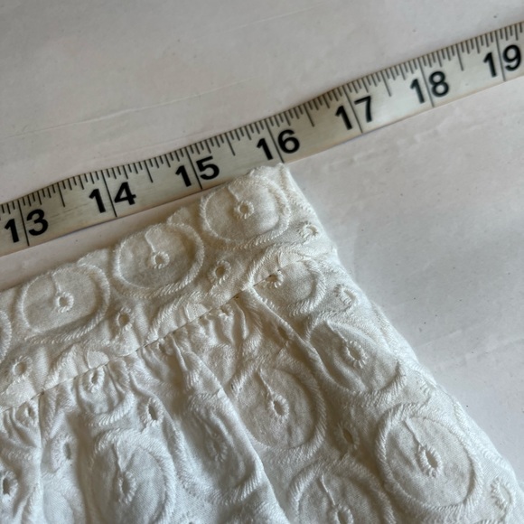 NWT J.Crew white eyelet skirt size 8 - Picture 5 of 7